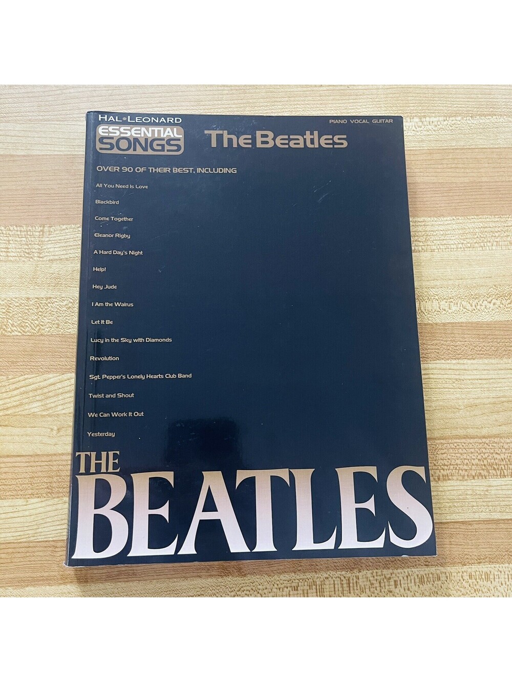 Essential Songs - The Beatles - Hal Leonard Piano Vocal Guitar Sheet Music Book